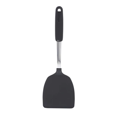 Epicure Black Nylon Kitchen Turner for Cooking and Serving