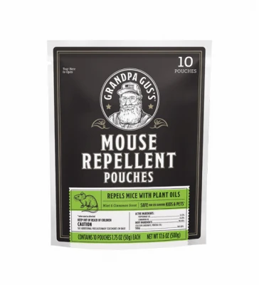 Mouse Repellent Pouch, Peppermint & Cinnamon, 10-Pk.