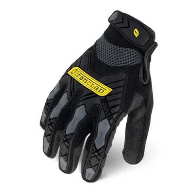 Command Impact Resistant, Touch Screen Work Gloves, Black, Men's L