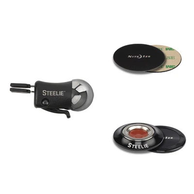 Steelie Orbiter Cell Phone Vent Mount Kit for Vehicle Air Vents