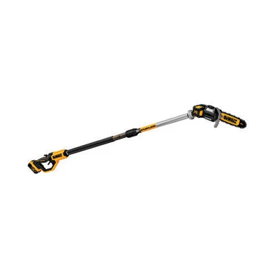 20-Volt MAX XR 8 In. Cordless Pole Saw Kit, Brushless Motor, 10 Ft. Pole, Battery & Charger