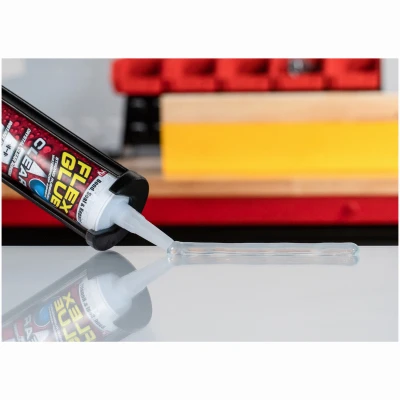 FLEX GLUE Rubberized Waterproof Clear Adhesive, 9 Ounce Bottle