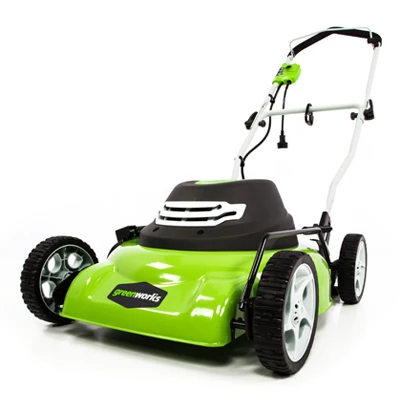 25012 12 Amp 18-inch Corded Electric Lawn Mower With Mulch And Side Discharge