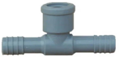 1-1/4 Inch Poly Pipe Insert Tee, Female Threaded Fitting