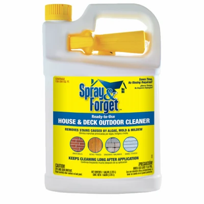 House & Deck Outdoor Cleaner, Trigger Sprayer, Gallon