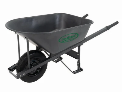 Professional Wheelbarrow, Steel Bed, 6-Cu. Ft.