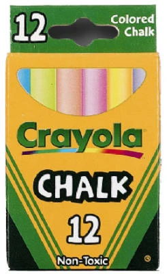 Colored Chalk, 12-Pack