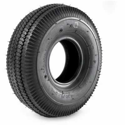 K353A Sawtooth Tread Tubeless Tire, 410/350-4, 4-Ply (Tire only)