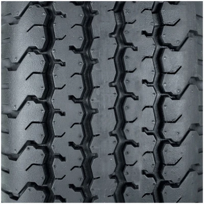 Loadstar Karrier Radial Trailer Tire 205/75R-14 LRC with 5-Hole 5 by 4.5 Inch Custom Spoke Wheel