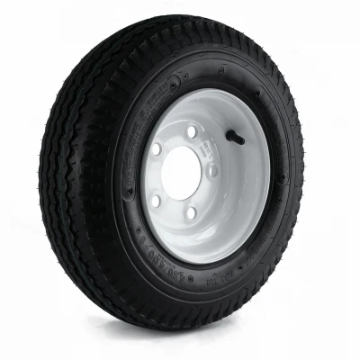 Loadstar Trailer Tire & 5-Hole Wheel (5/4.5), 480/400-8 LRB