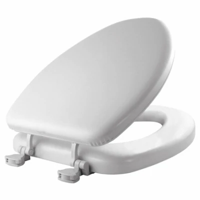 Cushioned Toilet Seat, Elongated, Easy-Clean & Change Hinge, STA-TITE Fasteners, White