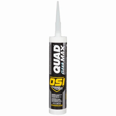 Quad Max Window & Door Sealant, Clear, 9 oz.