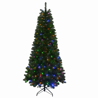 7-foot Artificial Pre-lit Concord Pine Christmas Tree With 350 Color-changing Lights