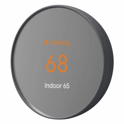 Nest Smart Thermostat with Bluetooth Connectivity, Charcoal Finish