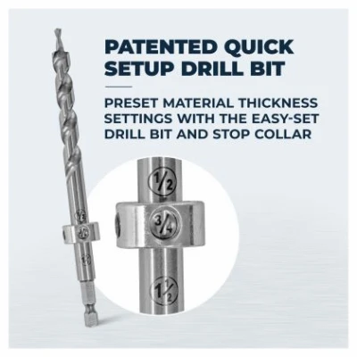 Kreg Pro 520 Pocket Hole Jig System with Adjustable Settings and Durable Construction