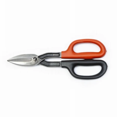 Wiss Straight Tinner Snips, Drop-Forged Steel Blades, 10 In.