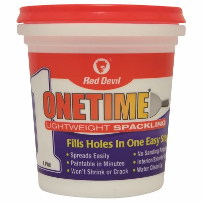 Onetime Lightweight Spackle, Pre-Mixed, Pt..