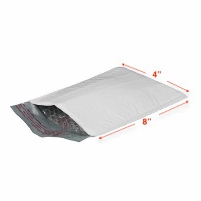 Bubble Mailing Envelope, White, 4 x 8-In.