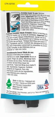 Vent Wrap Car Air Freshener, Caribbean Colada, 4-Pk.