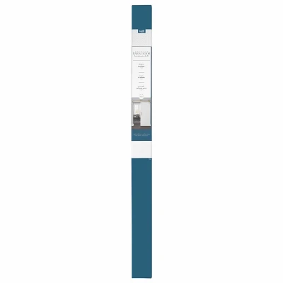 Designer Interior Sliding Barn Door Kit with Soft Close, Brushed Gold Finish, 76 Inches