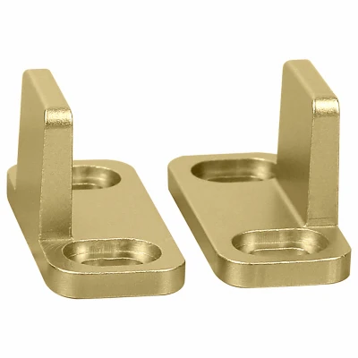 Sliding Door Double Floor Guide, Brushed Gold