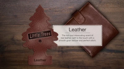 Car Air Freshener, Leather, 3-Pk.