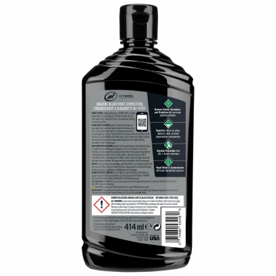 Hybrid Solutions Ceramic Acrylic Black Car Polish, 14 Ounce Bottle