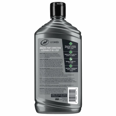 Hybrid Solutions Ceramic Car Polish and Wax, 14 Ounce Bottle