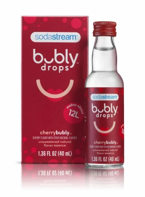 Bubly Fruit Drops, Cherry, 40ml