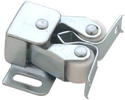 Double Roller Catch with Spear, Unichrome Finish, 1.25 Inch by 0.5 Inch