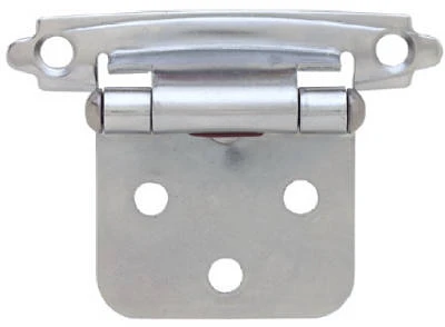 2 x 3/4-In. Chrome Overlay Hinges, 2-Pk.