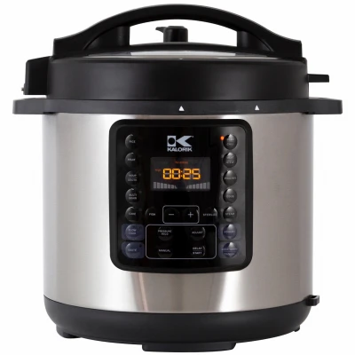 Digital Pressure Cooker, 12 Smart Presets, Stainless Steel,  6-Qt.