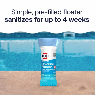 Pool Care Chlorine Floater, 3 Pounds, Adjustable Dispensing for Swimming Pools