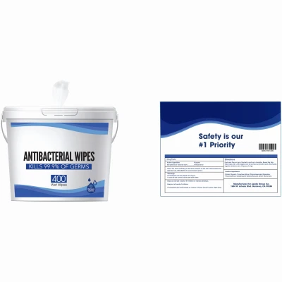Antibacterial Non-Alcohol Cleaning Wipes, For Hands & Surface, 400-Ct.