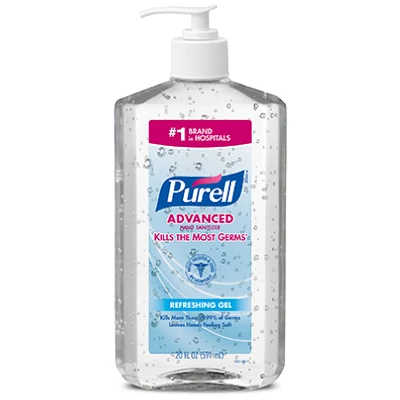 Hand Sanitizer Gel, Pump Bottle, 20 oz.