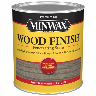Wood Finish, Oil-Based, Slate, 1-Qt.