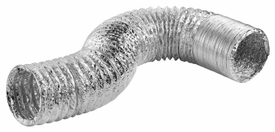 4 Inch X 8 Feet Clothes Dryer Transition Foil Flex Duct - Model 498pl