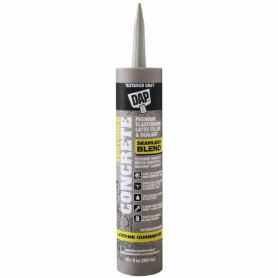 Premium Textured Concrete Elastomeric Filler and Sealant, 10-oz.