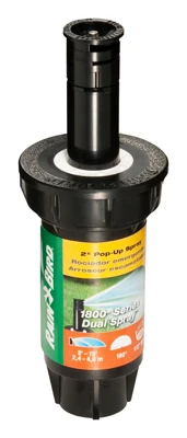 2 in Pop-up Spray Head – Half Pattern Dual Spray (180°) 15 ft Range 