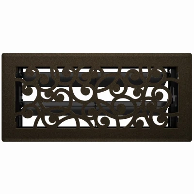 Signature Series Floor Register, Bronze Age Wonderland, Steel, 4 x 10 In.