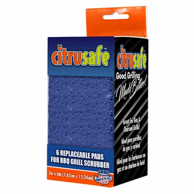 Heavy Duty Grill Scrubber Replacement Pads, 6-Pk.