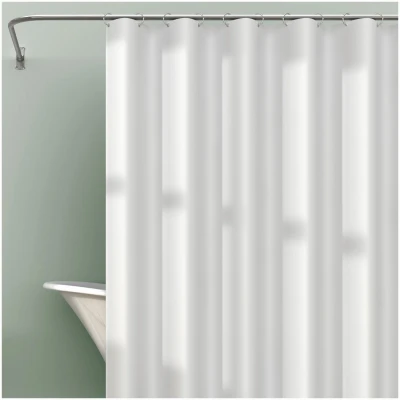 Shower Curtain Liner, Heavyweight PEVA, White, 70 x 71-In.