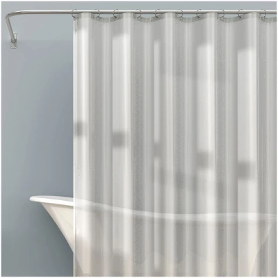 Shower Curtain Liner, Medium Weight PEVA, Frosty, 70 x 72-In.