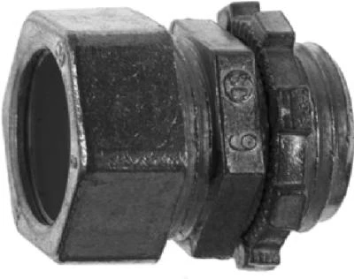 Conduit Fitting, EMT Compression Connector, 3/4-In.