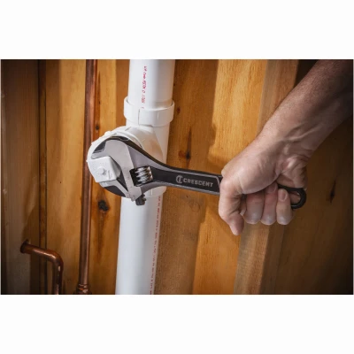 2 Piece Wide Jaw Adjustable Wrench Set with 6 Inch and 10 Inch Sizes