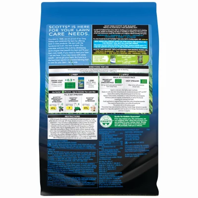 Scotts Turf Builder Triple Action Fertilizer and Seed, 4.3 Pounds, Covers 1,000 Square Feet