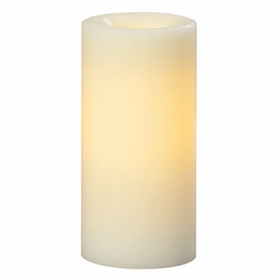 Premier Flameless LED Candle, Wax, Cream, 3 x 6 In.