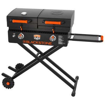 Tailgater Grill/Griddle, 2 Burners, 60,000 BTUs, 48.5 In.