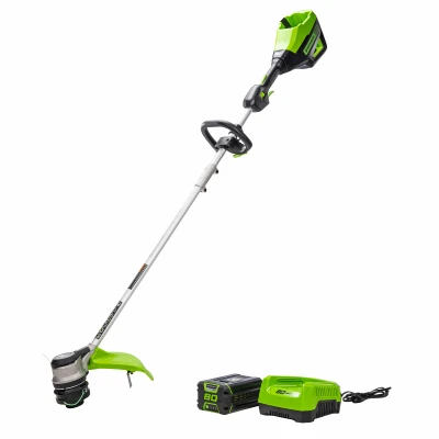 80-Volt Cordless String Grass Trimmer, Brushless Motor, Battery & Charger, 16-In.