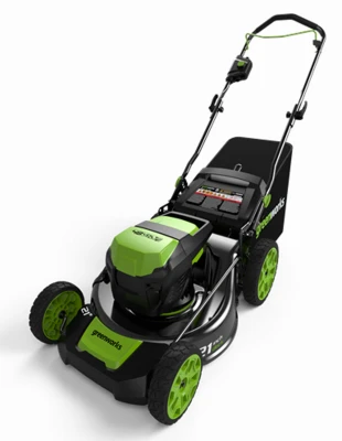 Cordless 3-N-1 Self-Propelled RWD Lawn Mower, Brushless Motor, 40-Volt Battery & Charger, 21-In. Deck